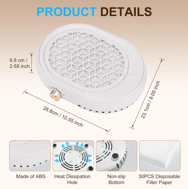 Nail dust collectors