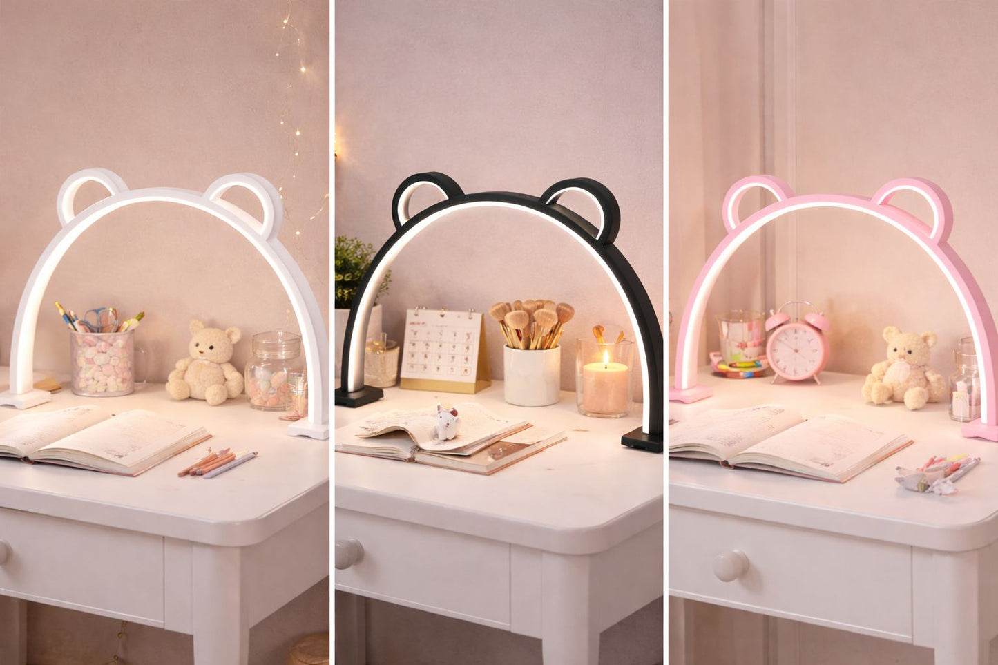 USB-Powered LED Nail Lamp with Metal Housing & Curved Arm - Adjustable Beauty for Gel Polish