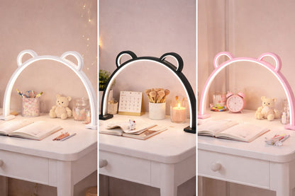 USB-Powered LED Nail Lamp with Metal Housing & Curved Arm - Adjustable Beauty for Gel Polish
